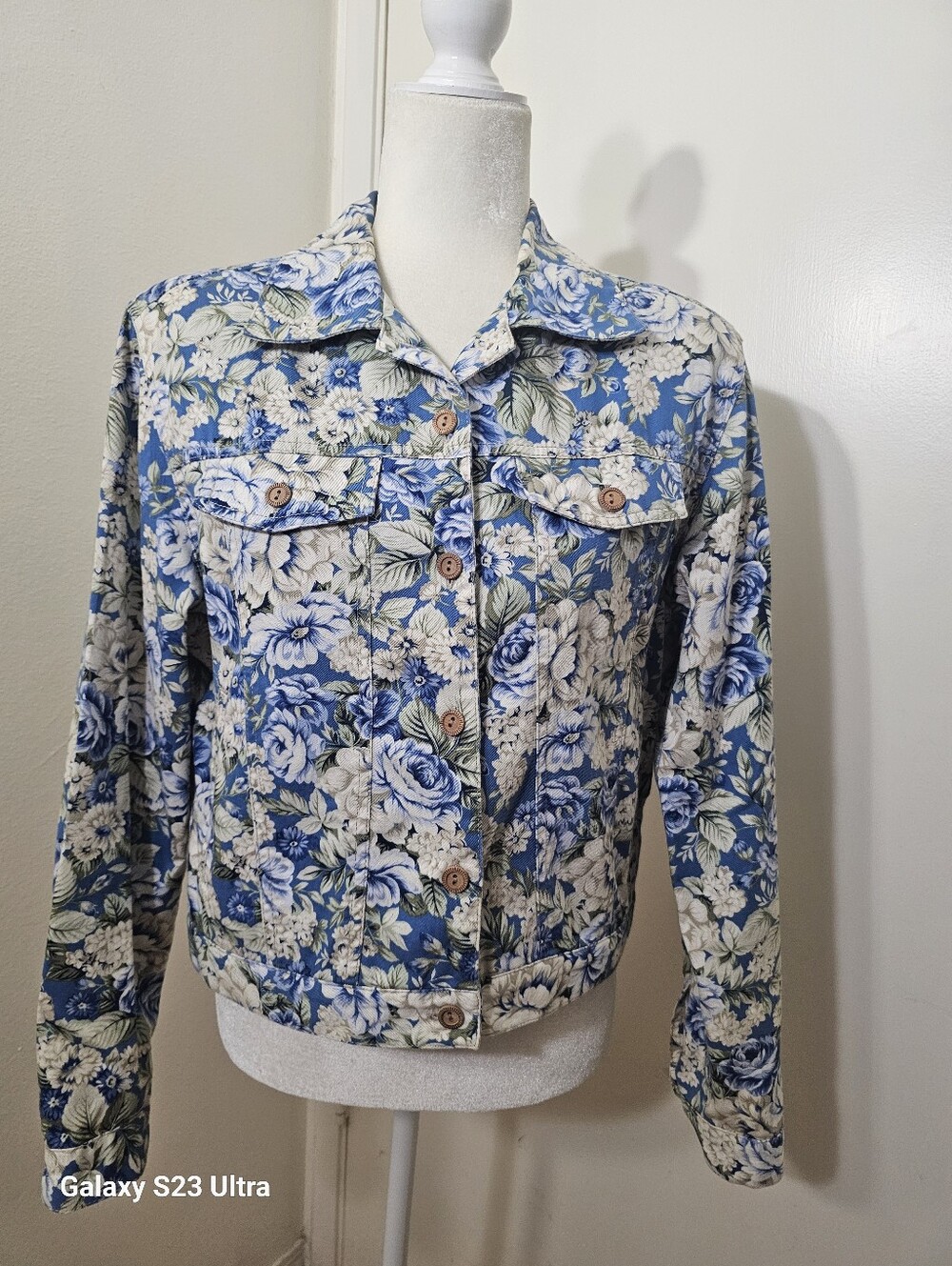 Floral Blue Jacket